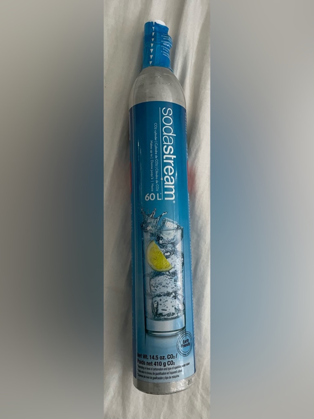 SodaStream Blue Container Refill 60L NWT Unopened